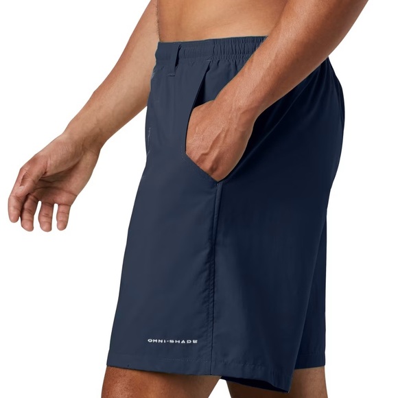 Columbia PFG Men’s Backcast Water Swim Shorts Blue - Picture 3 of 13